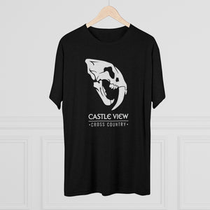 Castle View Skull Tri-Blend Crew Tee