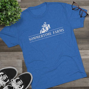 Men's Sommertime Farms Color Tri-Blend Crew Tee