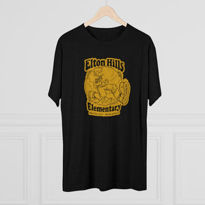 Elton Hills Elementary Hilltopper Tri-Blend Crew Tee