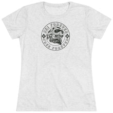 Load image into Gallery viewer, Women&#39;s Ski Forever. Free Forever. Triblend Tee
