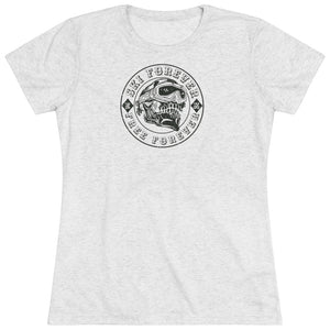 Women's Ski Forever. Free Forever. Triblend Tee