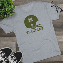 Load image into Gallery viewer, Retro Spartans Tri-Blend Crew Tee