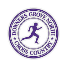 Load image into Gallery viewer, Downers Grove North Standard Kiss-Cut Stickers