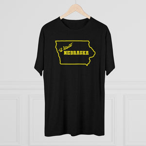 Men's Visit Nebraska Tri-Blend Crew Tee
