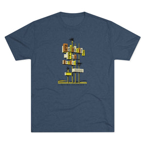 Retro Celebrity Fun Center Tri-Blend Crew Tee