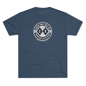 Men's Crying Won't Help Tri-Blend Crew Tee