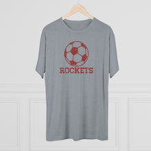 Load image into Gallery viewer, Men&#39;s Retro Rockets Soccer Tri-Blend Crew Tee