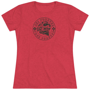 Women's Ski Forever. Free Forever. Triblend Tee