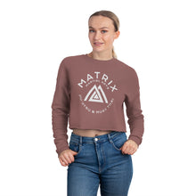 Load image into Gallery viewer, Women&#39;s Matrix Martial Arts Cropped Sweatshirt