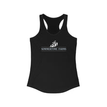 Load image into Gallery viewer, Women&#39;s Sommertime Farms Ideal Racerback Tank