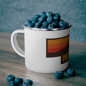 Enamel Chimney Rock NE Campfire Mug