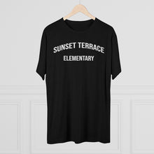 Load image into Gallery viewer, Men&#39;s Basic Sunset Terrace Tri-Blend Crew Tee