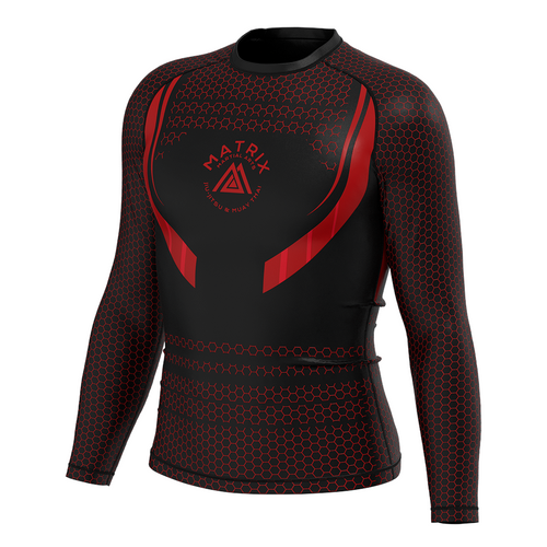 Matrix Red Rash Guard