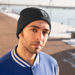 Sabercat Skull Knit Beanie