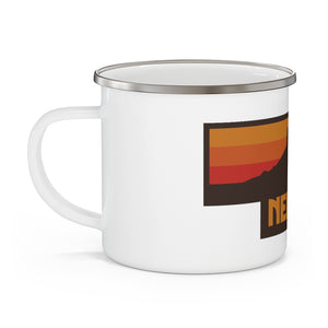 Enamel Chimney Rock NE Campfire Mug