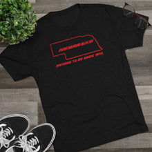 Load image into Gallery viewer, Men&#39;s  Nebraska Burn Tri-Blend T-Shirt