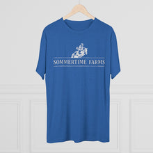 Load image into Gallery viewer, Men&#39;s Sommertime Farms Color Tri-Blend Crew Tee