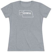 Load image into Gallery viewer, Women&#39;s Visit Iowa Triblend Tee