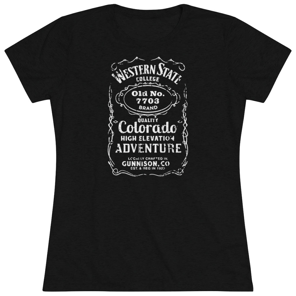 Women's Western State College 7703 Triblend Short Sleeve Tee