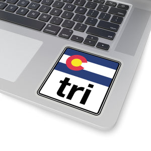 Tri Colorado Kiss-Cut Stickers