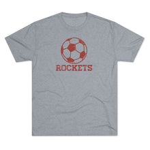 Load image into Gallery viewer, Men&#39;s Retro Rockets Soccer Tri-Blend Crew Tee