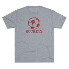 Load image into Gallery viewer, Men&#39;s Retro Rockets Soccer Tri-Blend Crew Tee