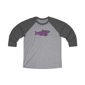 Unisex Tigersharks Tri-Blend 3\4 Raglan Tee