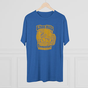 Elton Hills Elementary Hilltopper Tri-Blend Crew Tee