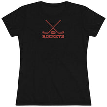 Load image into Gallery viewer, Women&#39;s Retro Rockets Hockey Triblend Tee