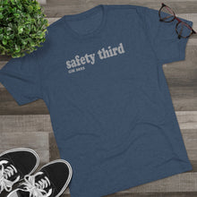 Load image into Gallery viewer, Custom Safety Third Tri-Blend Crew Tee