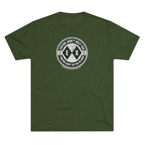 Men's Crying Won't Help Tri-Blend Crew Tee