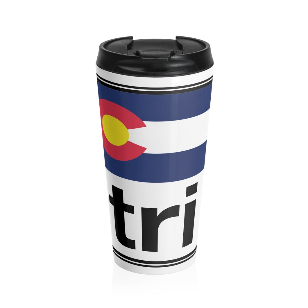 Tri Colorado Stainless Steel Travel Mug