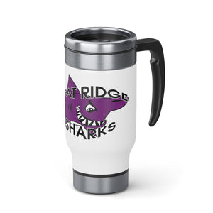 Tigersharks Stainless Steel Travel Mug with Handle, 14oz
