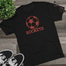 Load image into Gallery viewer, Men&#39;s Retro Rockets Soccer Tri-Blend Crew Tee