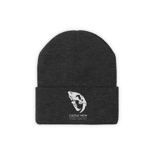 Sabercat Skull Knit Beanie