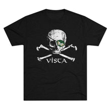 Load image into Gallery viewer, Vista Nation Pirate Tri-Blend Crew Tee