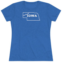 Load image into Gallery viewer, Women&#39;s Visit Iowa Triblend Tee
