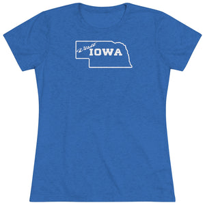 Women's Visit Iowa Triblend Tee