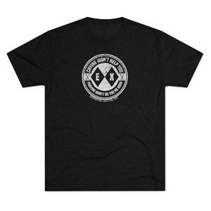 Men's Crying Won't Help Tri-Blend Crew Tee