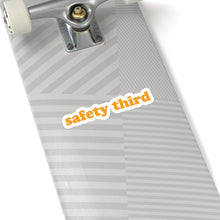 Load image into Gallery viewer, Safety Third Kiss-Cut Stickers