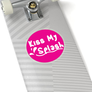 Kiss My Splash Kiss-Cut Stickers