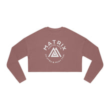 Load image into Gallery viewer, Women&#39;s Matrix Martial Arts Cropped Sweatshirt