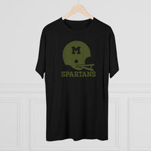 Load image into Gallery viewer, Men&#39;s Retro Spartans Tri-Blend Crew Tee