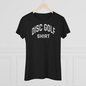Women's Disc Golf Shirt Triblend Tee