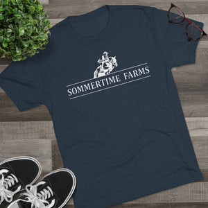 Men's Sommertime Farms Color Tri-Blend Crew Tee