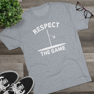 Men's Respect the Game Tri-Blend Crew Tee