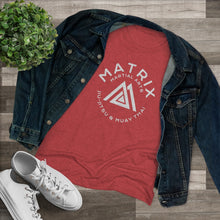 Load image into Gallery viewer, Women&#39;s Matrix Martial Arts Triblend Tee