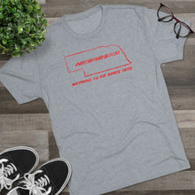 Load image into Gallery viewer, Men&#39;s  Nebraska Burn Tri-Blend T-Shirt