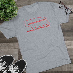 Men's  Nebraska Burn Tri-Blend T-Shirt