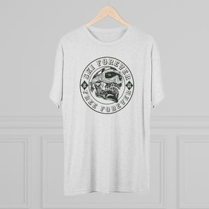Ski Forever Free Forever Tri-Blend Crew Tee